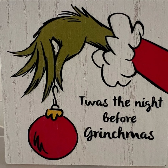 Super Cute Trio of Grinch & Friends Wooden Blocks- Set of 3- NWT - Picture 7 of 8